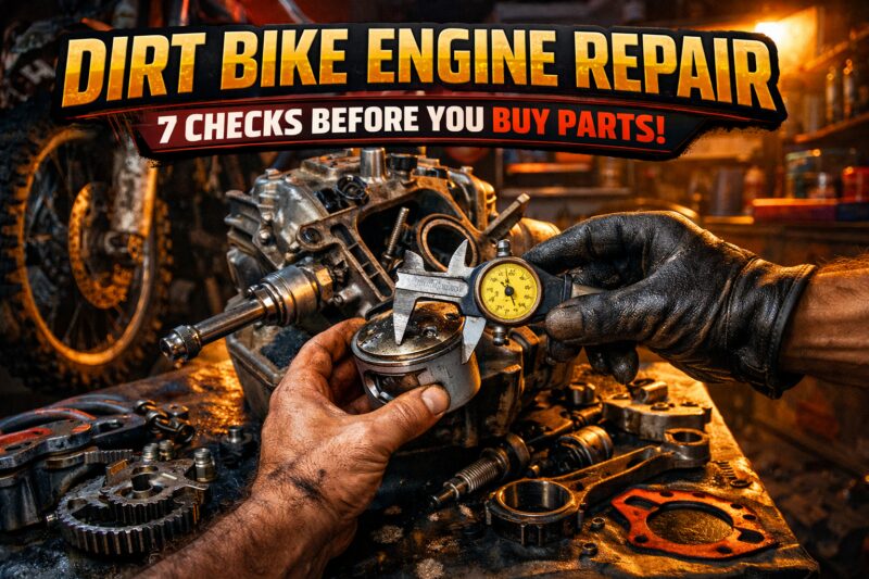 Dirt Bike Engine Repair: 7 Checks Before You Buy Parts