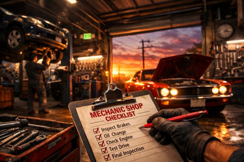 Mechanic Shop Checklist for Fast, Trustworthy Repairs